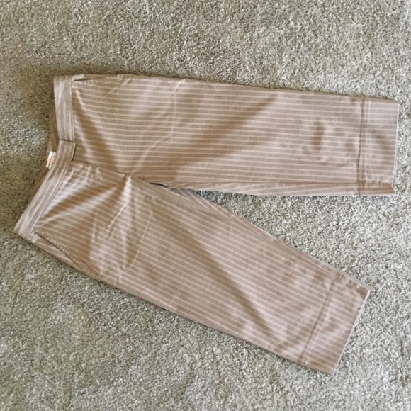 Izod Stretch XFG Cropped Pants Pin Stripes 6 - Picture 7 of 8